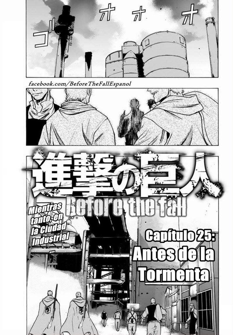 Read Shingeki no Kyojin_ Before The Fall es Manga Online
