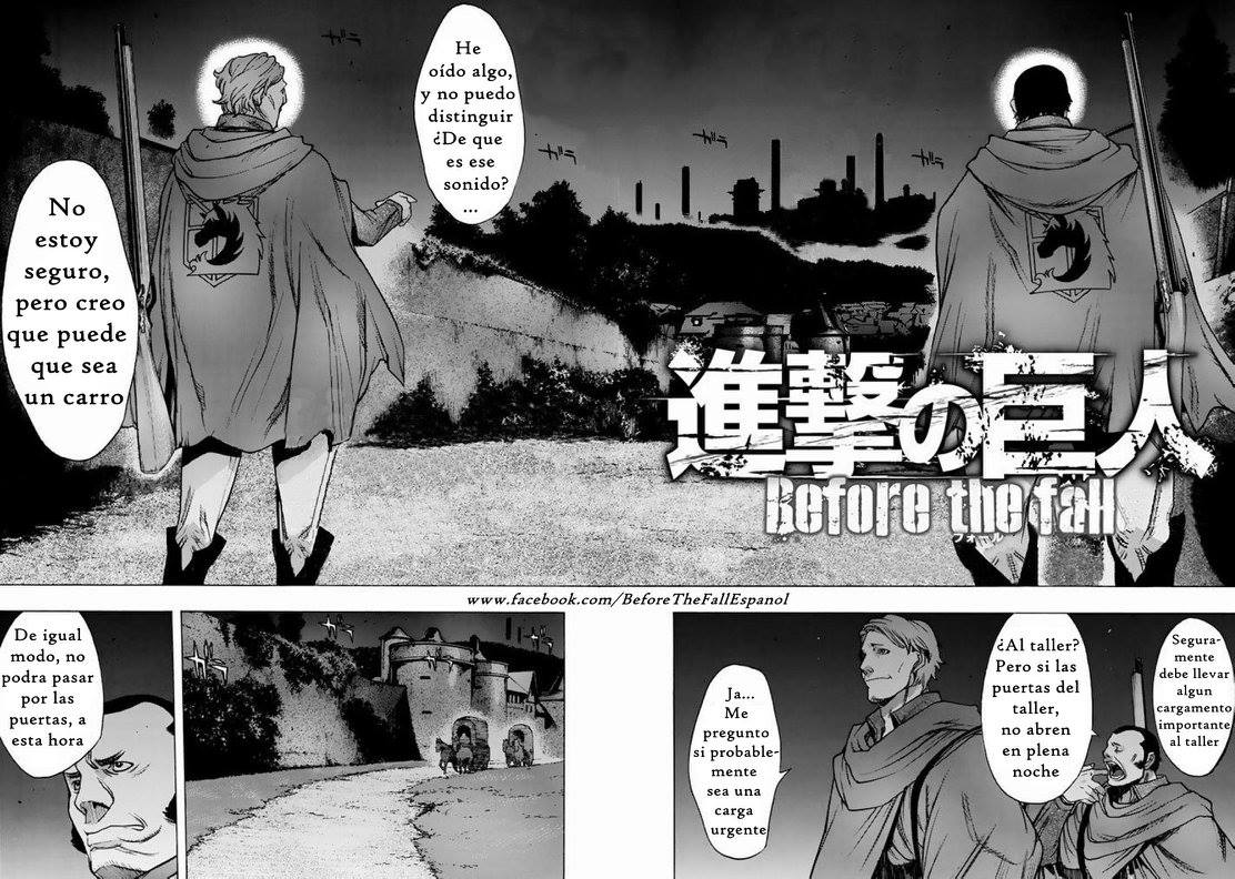 Read Shingeki no Kyojin_ Before The Fall es Manga Online