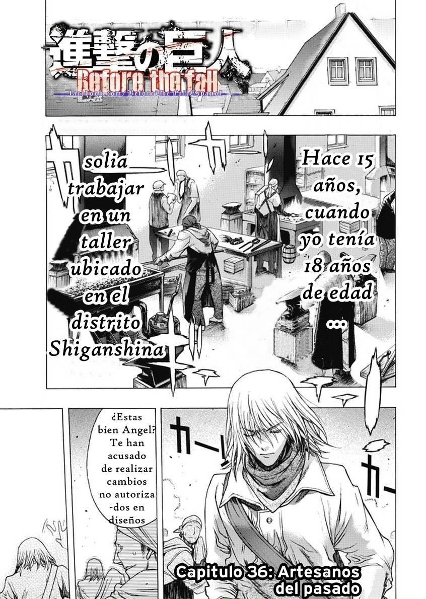 Read Shingeki no Kyojin_ Before The Fall es Manga Online