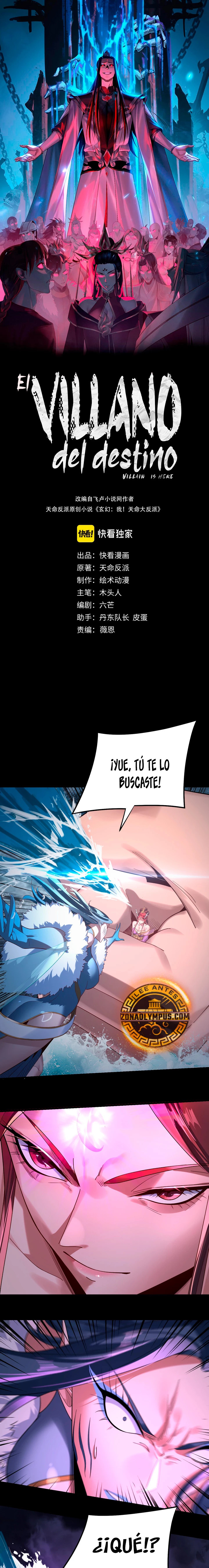 Read The Villain Of Destiny es Manga Online