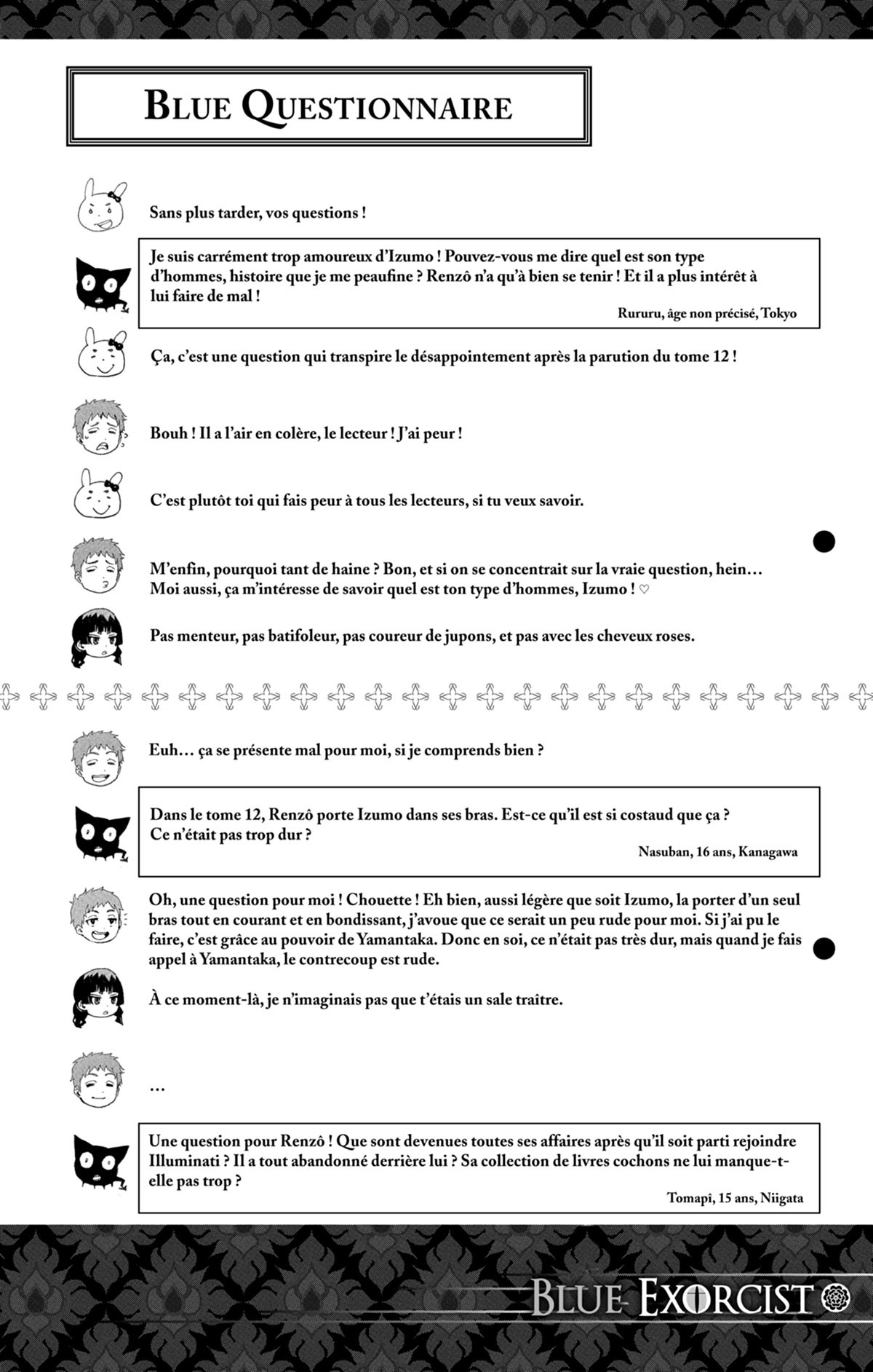 Read Ao No Exorcist fr Manga Online