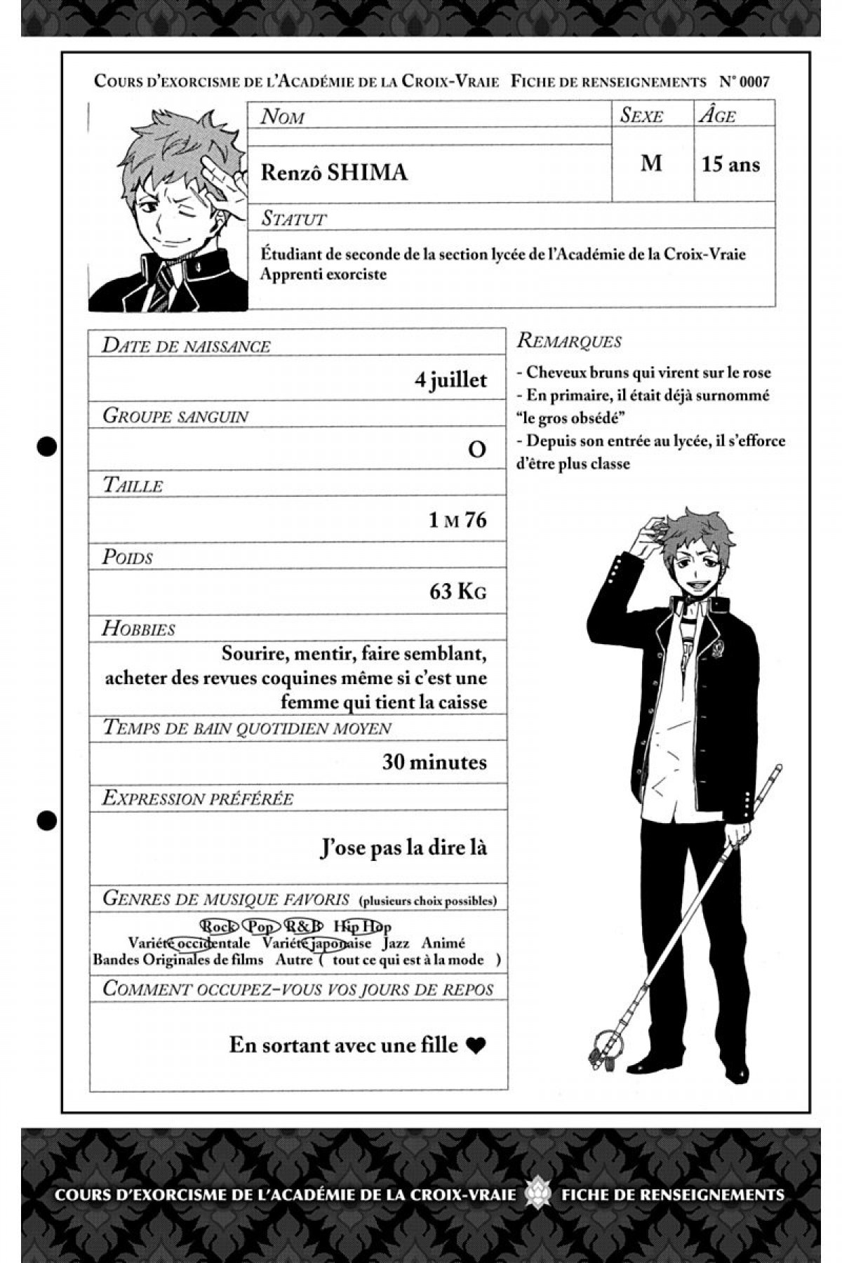 Read Ao No Exorcist fr Manga Online