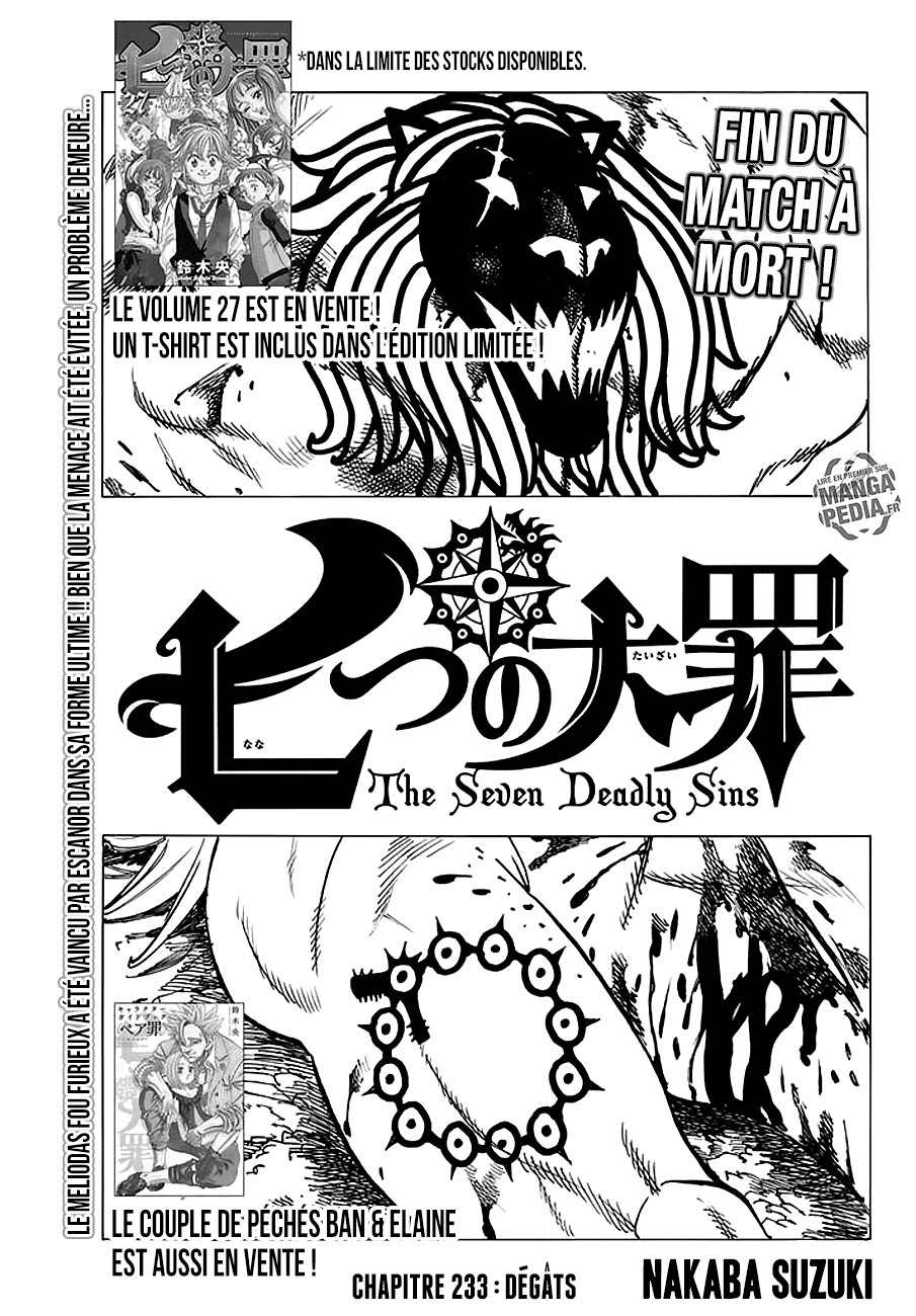 Read Nanatsu no Taizai fr Manga Online