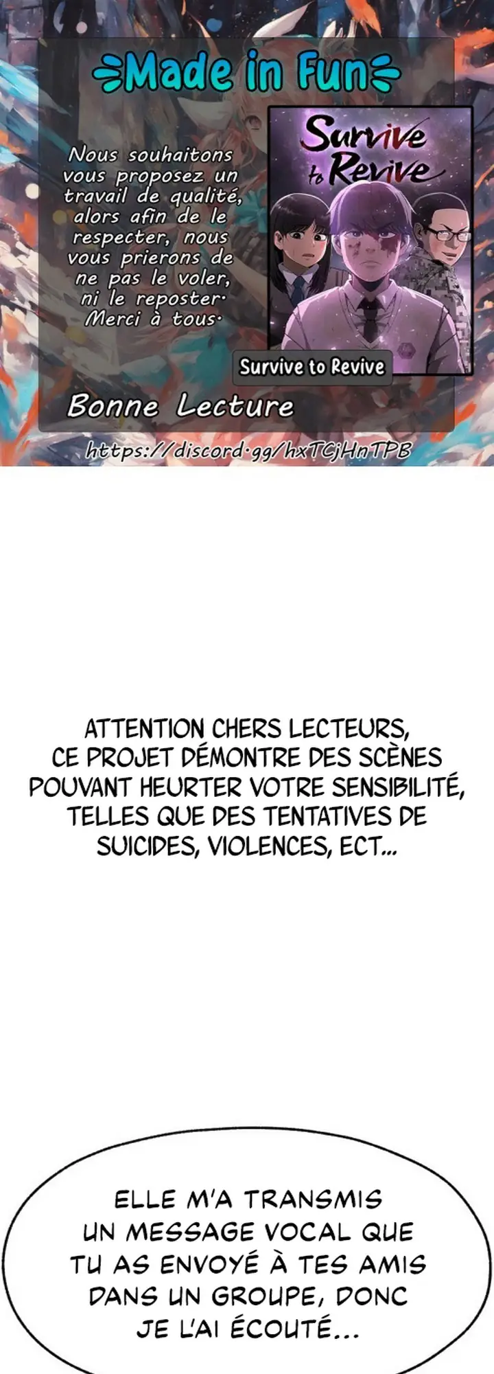 Read Survive to Revive fr Manga Online