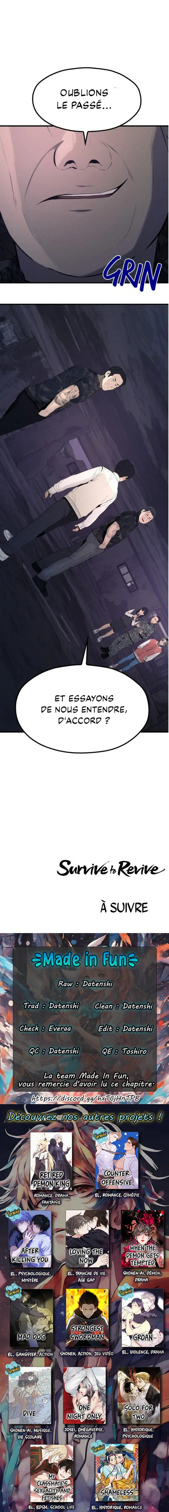 Read Survive to Revive fr Manga Online