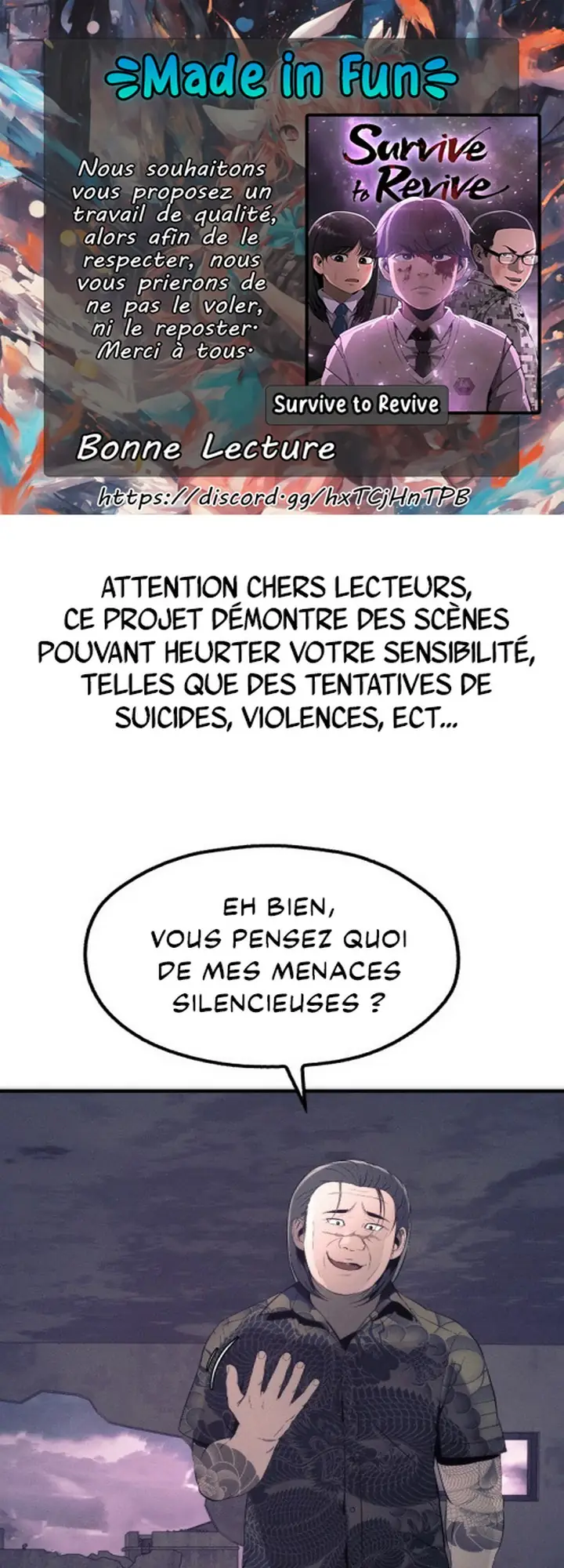 Read Survive to Revive fr Manga Online