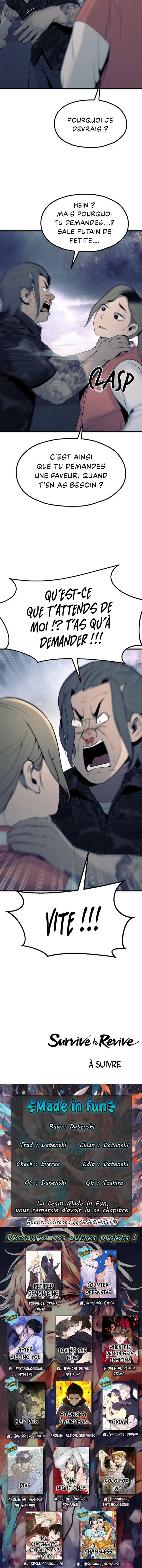 Read Survive to Revive fr Manga Online