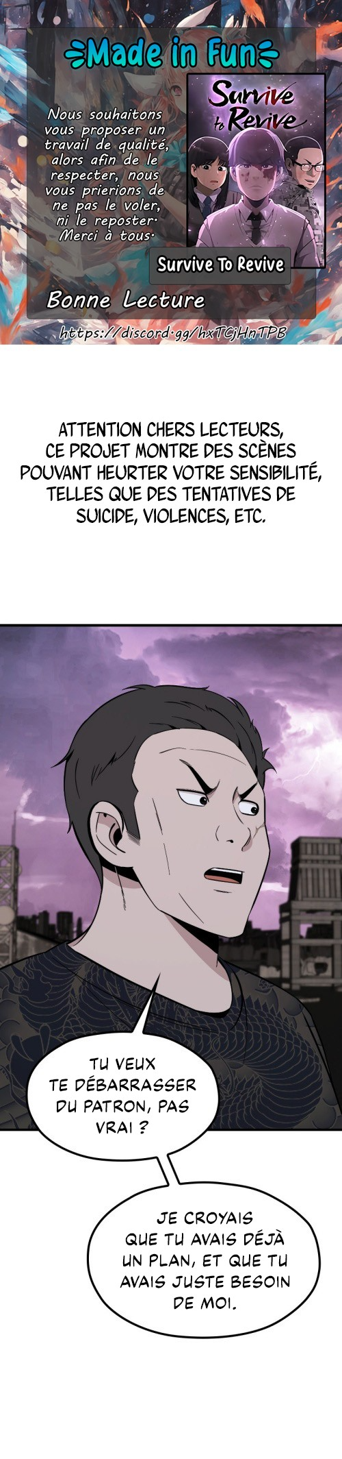 Read Survive to Revive fr Manga Online