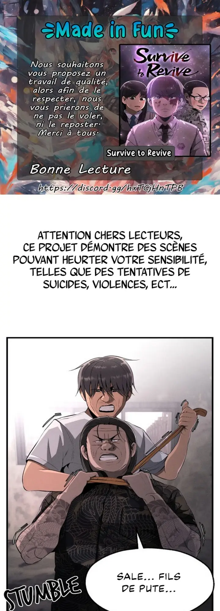 Read Survive to Revive fr Manga Online