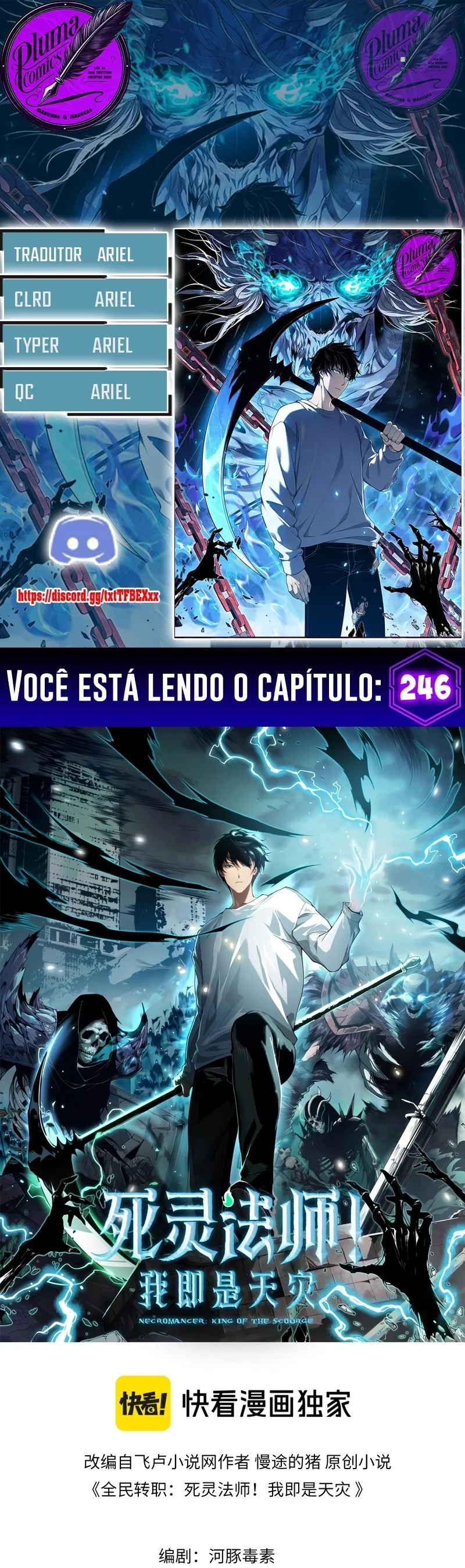 Read Necromante_ O Rei da Calamidade pt Manga Online